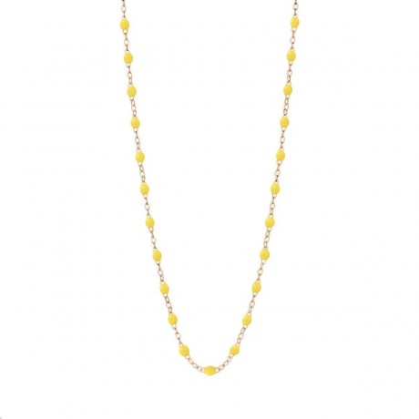 GIGI CLOZEAU Collier Classique Gigi Or rose Résine citron B1GI001R4742