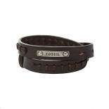FOSSIL Bracelet Cuir Brun JF87354040