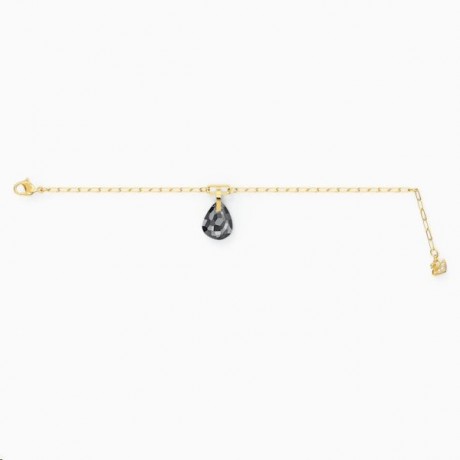 Bracelet perles ton corail - Oeil de chat - Cristal swarovski - Bois -  Argent 925 - Ysia Bijoux