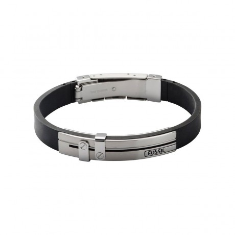 FOSSIL Bracelet Cuir Acier JF85096040