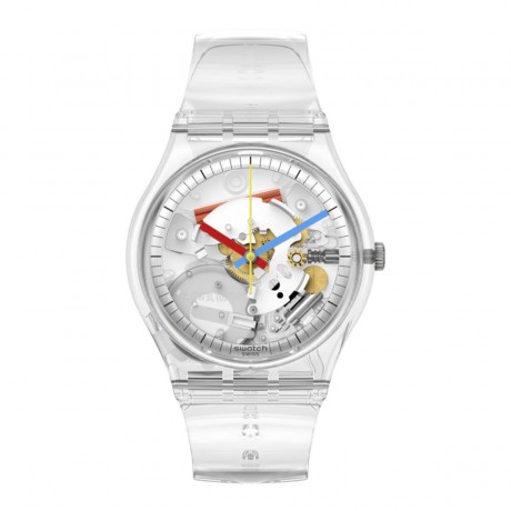 Swatch Clearly Gent 34 mm Quartz SO28K100-S06