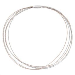 Collier DNA Bicolore 7 cables