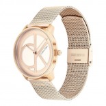 CALVIN KLEIN Iconic Mesh Rose 35 mm Quartz 25200035