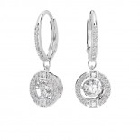 SWAROVSKI Boucles d'oreilles Sparkling Dance Métal rhodié Cristaux 5504652