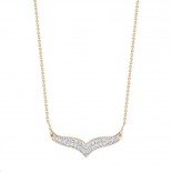GINETTE NY Collier Mini Wise Or rose Diamant WSED-00