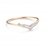 GINETTE NY Bague Wise Or rose Diamants RWSED