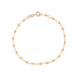 GIGI CLOZEAU Bracelet Classique Gigi Or rose Perles de résine mandarine B3GI001R44