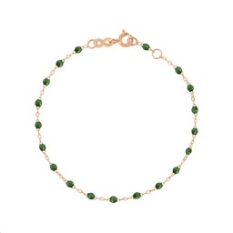 Bracelet Classique Gigi Résine vert scarabée