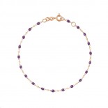 GIGI CLOZEAU Bracelet Classique Gigi Or rose Résine violet B3GI001R1117