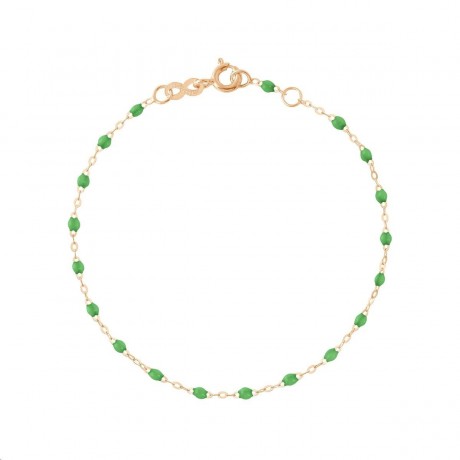GIGI CLOZEAU Bracelet Classique Gigi Or rose Résine vert prairie B3GI001R3717