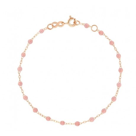 GIGI CLOZEAU Bracelet Gigi or rose résine blush. B3GI001R6317
