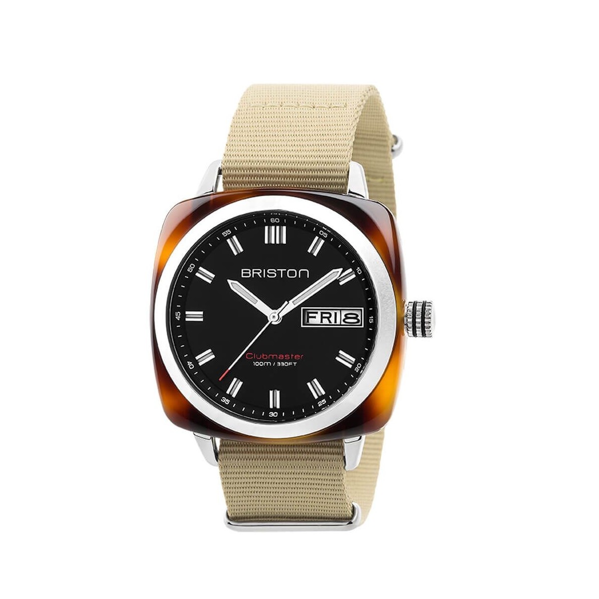 BRISTON JAUNET PARIS Clubmaster Sport 42 mm Quartz 17342.SA.TS.1.NK