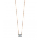 Collier Tiny Or rose Diamant