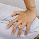 GINETTE NY Bracelet Mini Ever Or rose Malachite BEVEM3