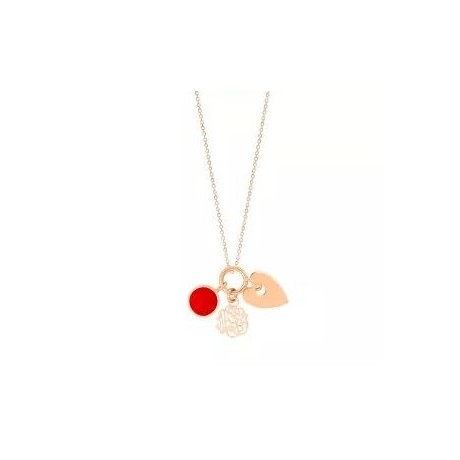 GINETTE NY Collier Twenty Or Rose Corail TWTC2