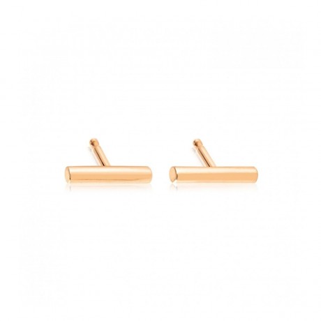 GINETTE NY Boucles d'oreilles Gold Strip Or rose BOGS