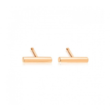 GINETTE NY Boucles d'oreilles Gold Strip Or rose BOGS