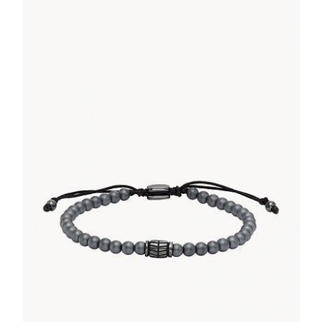 FOSSIL Bracelet de perles Hématite JF04416793