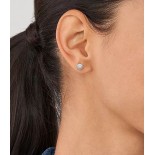 FOSSIL Boucles d'oreilles circulaires texturés Argent JFS00617040