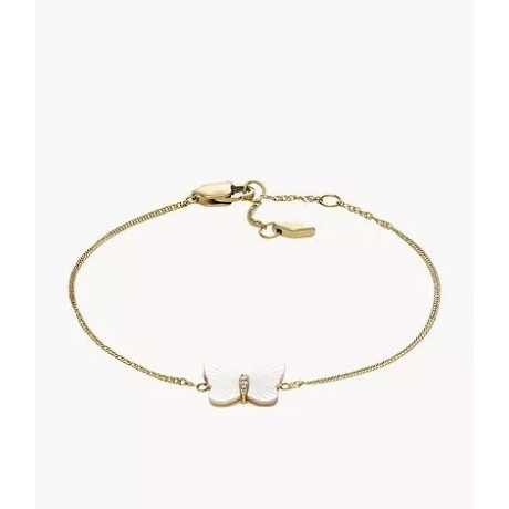 FOSSIL Bracelet Radiant Wings Acier doré Nacre JF04425710