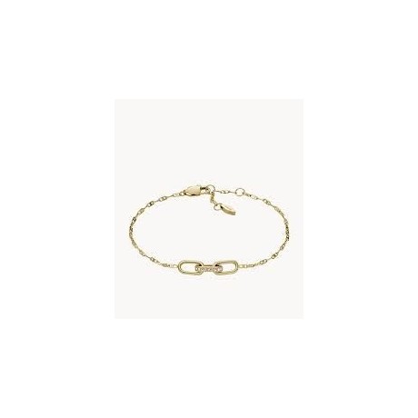 FOSSIL Bracelet Heritage D-Link Acier doré JF04525710