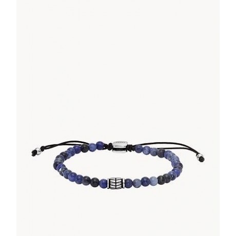 FOSSIL Bracelet de perles Acier Sodalite JF04414040