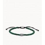 FOSSIL Bracelet de perles Acier Malachite reconstituée JF04415040