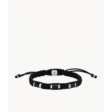 FOSSIL Bracelet de perles Acier Onyx JF04485040