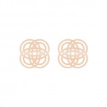 GINETTE NY Boucles d'oreilles Purity Or rose BOIN
