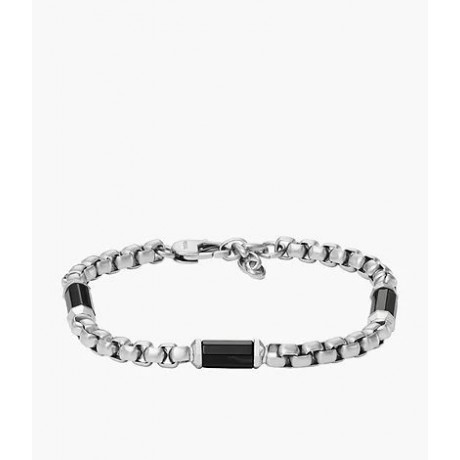FOSSIL Bracelet All Stacked Up Acier Agate JF04604040