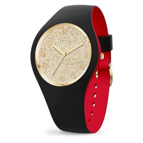ICE WATCH Ice Loulou Black Gold Glitter Quartz S 022325
