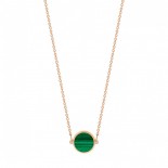 GINETTE NY Collier Ever Or Rose Malachite EVEM3