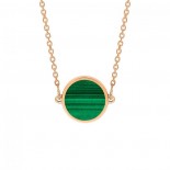 GINETTE NY Collier Ever Or Rose Malachite EVEM3