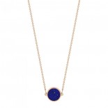 GINETTE NY Collier Mini Ever Or rose Lapis Lazuli EVEL3