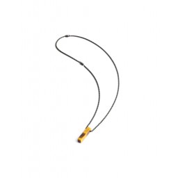 Collier Tantum oeil de Tigre Acier