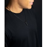 GEMINI (ICE WATCH) Collier Tantum Black Lava Pierre de Lave NNS5