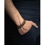 GEMINI (ICE WATCH) Bracelet Triple Brown Oeil de Tigre 6 mm TR2