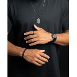 GEMINI (ICE WATCH) Bague Rota Black Carbon Titane 6 mm ROT06