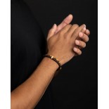 GEMINI (ICE WATCH) Bracelet Double Brown Oeil de Tigre 4 mm O32