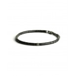 GEMINI (ICE WATCH) Bracelet Sphera Mat Black Agate Titane 2 mm N31