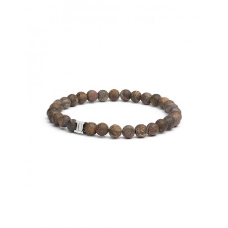 GEMINI (ICE WATCH) Bracelet Gem Mat Brown Bronzite 6 mm GSIX8