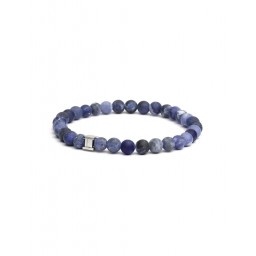Bracelet Gem Mat Blue Sodalite 6 mm