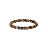 GEMINI (ICE WATCH) Bracelet Gem Tiger Eye Oeil de Tigre 6 mm GSIX1