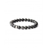 GEMINI (ICE WATCH) Bracelet Gem Grey Wolf Larvikite 8 mm G8