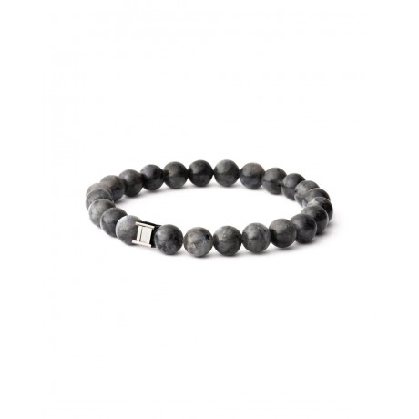 GEMINI (ICE WATCH) Bracelet Gem Grey Wolf Larvikite 8 mm G8