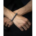 GEMINI (ICE WATCH) Bracelet Gem Grey Wolf Larvikite 8 mm G8