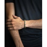 GEMINI (ICE WATCH) Btracelet Gem Lucky Tiger Oeil de Tigre 8 mm G16