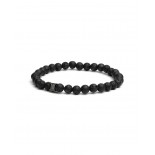 GEMINI (ICE WATCH) Bracelet Black Lava Pierre de Lave 6 mm DSIX3