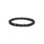 GEMINI (ICE WATCH) Bracelet Blakc Mat Agate 6 mm DSIX2