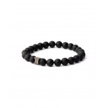 GEMINI (ICE WATCH) Bracelet Black Mat Agate 8 mm D2